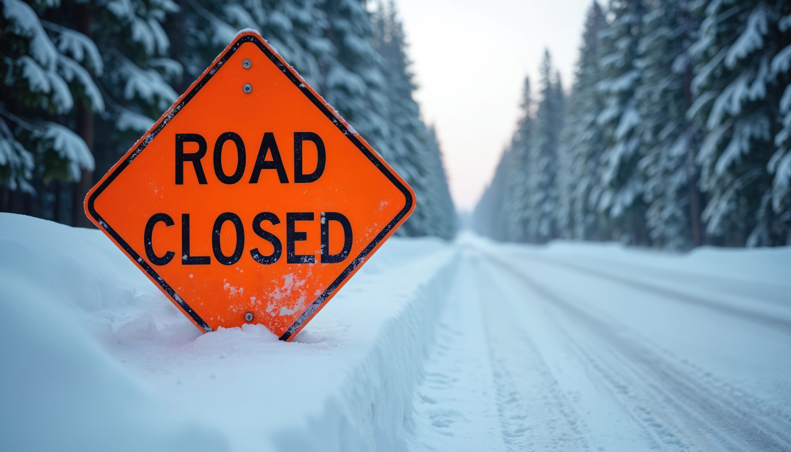 Snow closes Route 9 to major vehicles