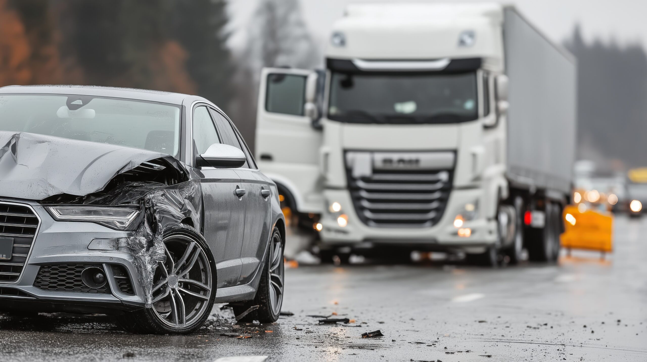 Head-On Collision on Route 10 Sends Two to Hospitals, Closure Lasts Hours